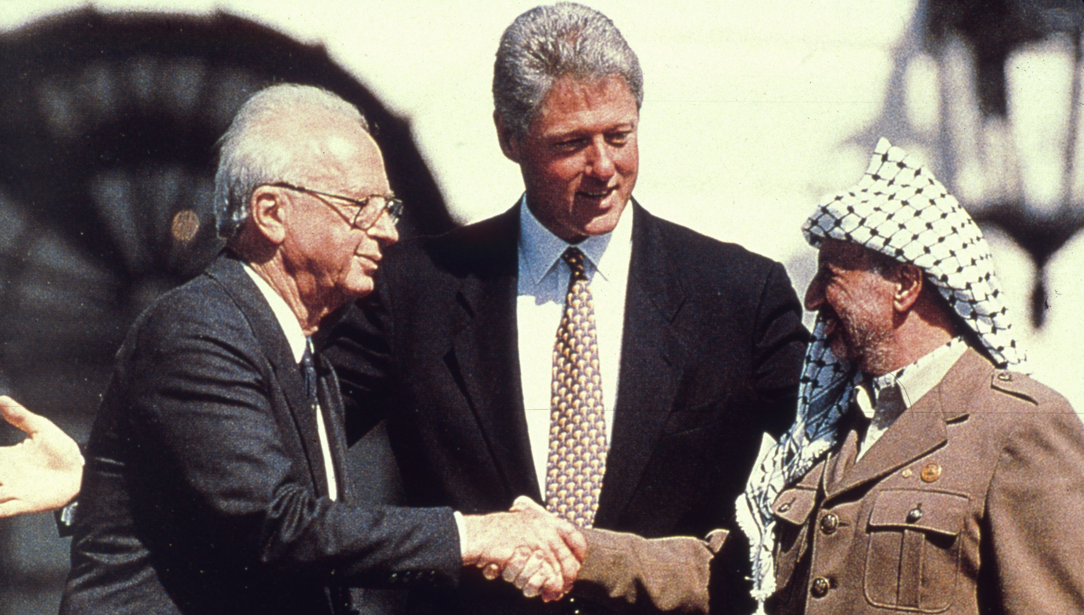 bill clinton handshake