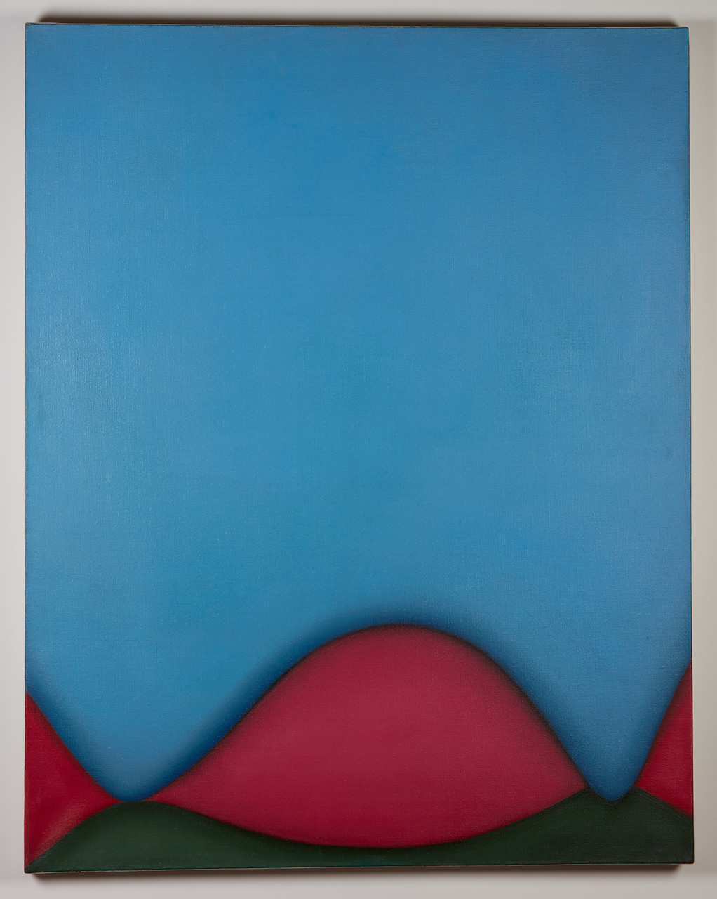 Corps bleu (Bribes de corps), by Huguette Caland, 1973