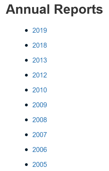 Public Disclosures page