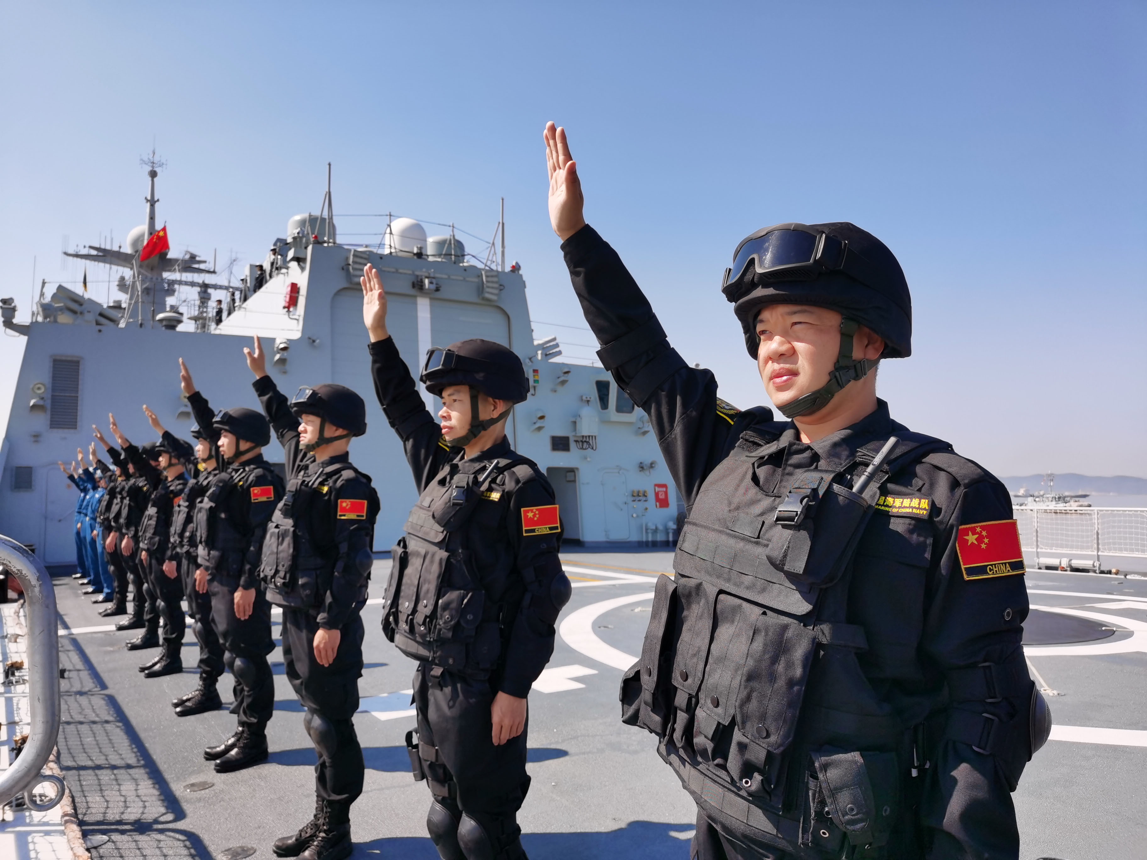 Chinese soldiers Somalia