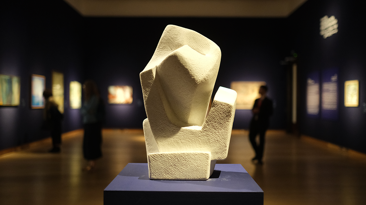 Moazaz Rawda's untitled sculpture. Photo by Sueraya Shaheen.