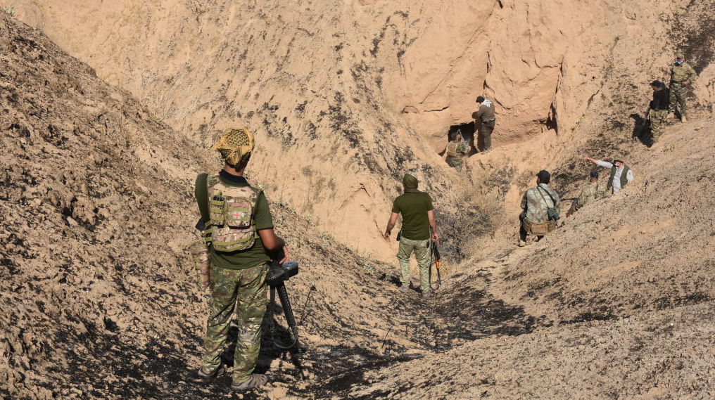 Anti-ISIS operations with the participation of the army, police, and Popular Mobilization Forces southwest of Kirkuk, Iraq on June 22, 2020. (Photo by Ali Makram Ghareeb/Anadolu Agency via Getty Images)