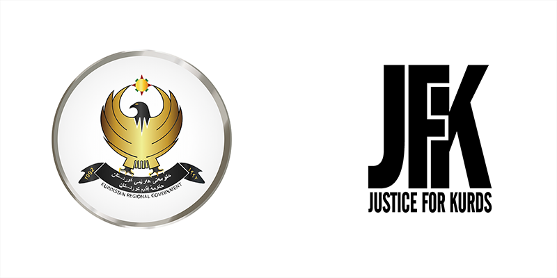 KRG and JFK sponsor logos