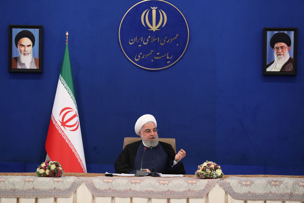 Photo by Iranian Presidency/Handout/Anadolu Agency via Getty Images