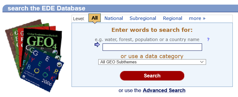 UNEP data explorer