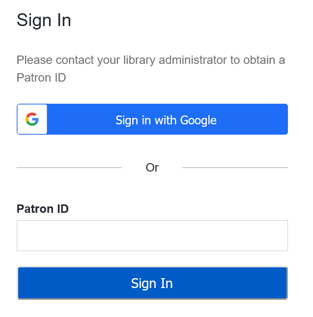 EBSCO login screen