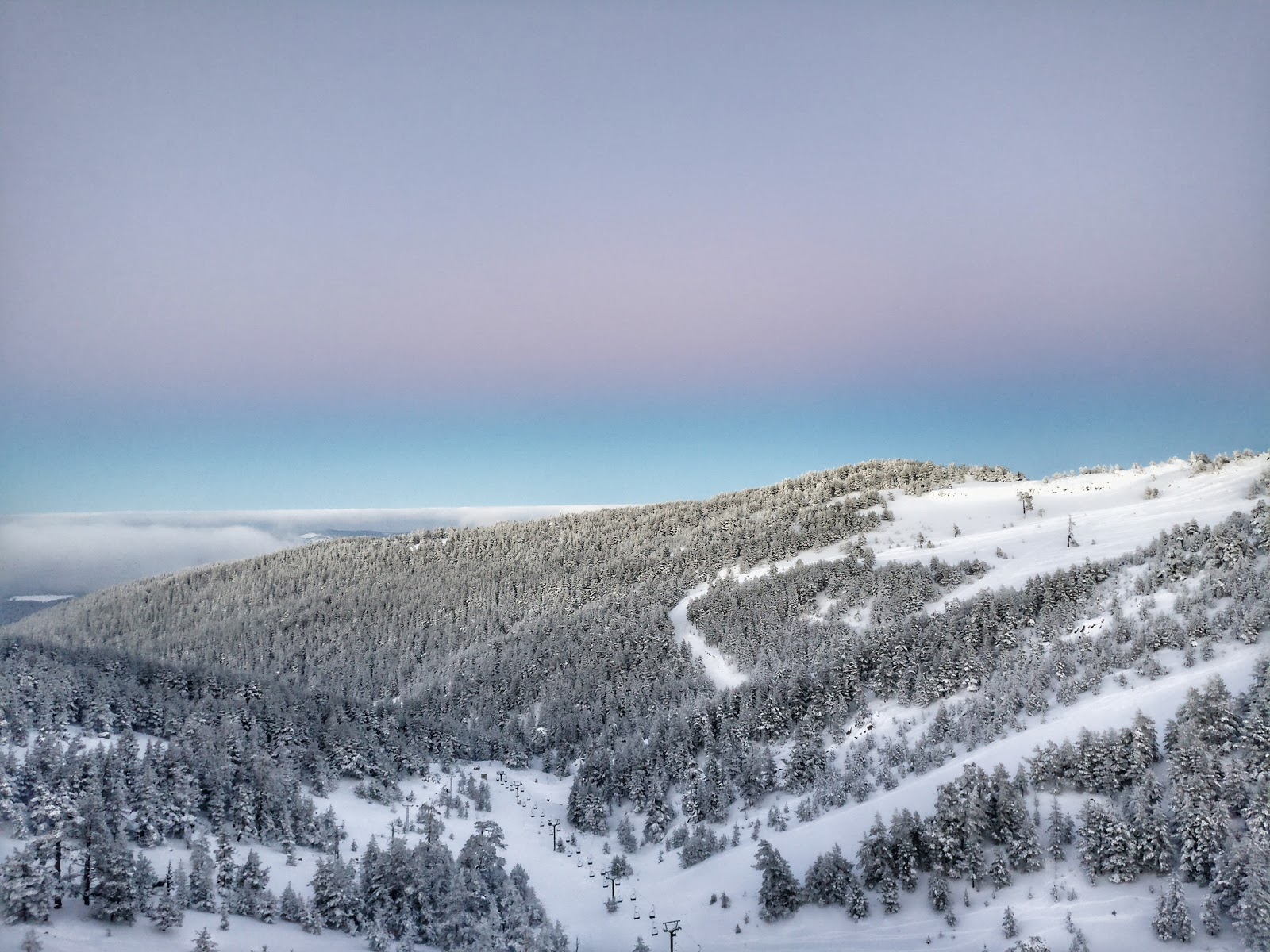 Turkish winter landscape