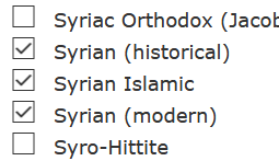 syrian nationality options list