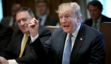 Secretary of State Mike Pompeo, President Trump