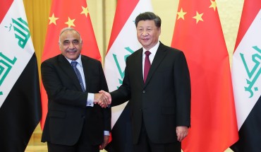 PM Adil Abdul-Mahdi & Pres. Xi Xinping, Sept 9, 2019 (Lintao Zhang/Getty Images) 