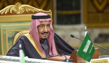  Saudi Arabian King Salman bin Abdulaziz al-Saud chairs the 40th Gulf Cooperation Council (GCC) annual summit in Riyadh, Saudi Arabia on December 10, 2019.