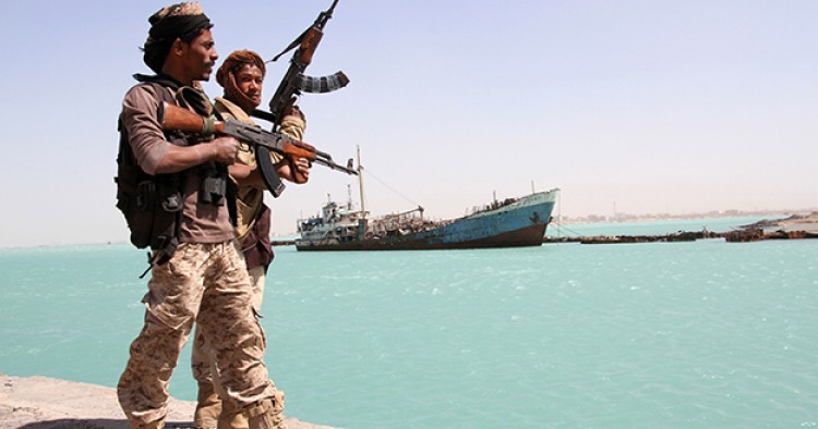 Houthis disrupt strategic shipping lane.