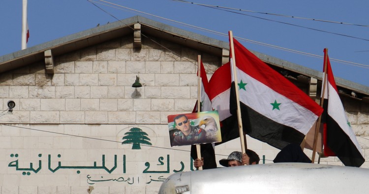 Lebanaon-Syria border checkpoint