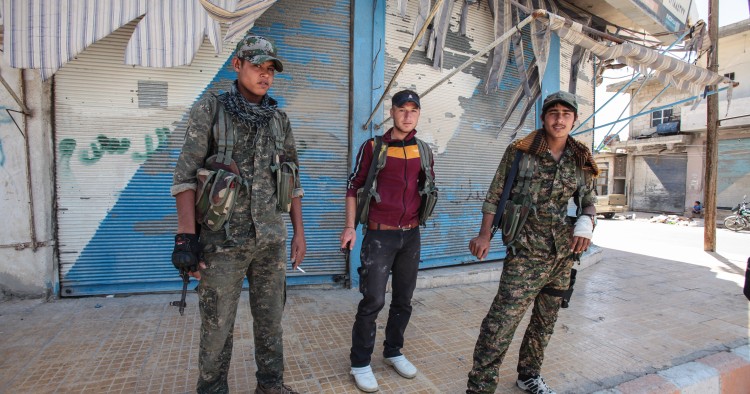 YPG in Tal Abyad