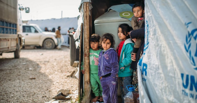 As temperatures plummet, refugees prepare for another storm following the damage and flooding unleashed by storm Norma.