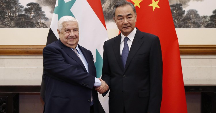 Syrian FM W. Mouallem & Chinese FM Wang Yi | June 18, 2019