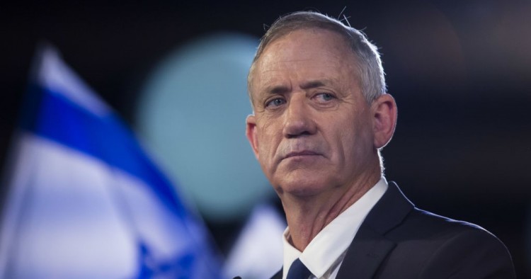  Benny Gantz a former head of the IDF and head of Israel resilience party speaks to supporters in a campaign event on January 29, 2019 in Tel Aviv, Israel. 