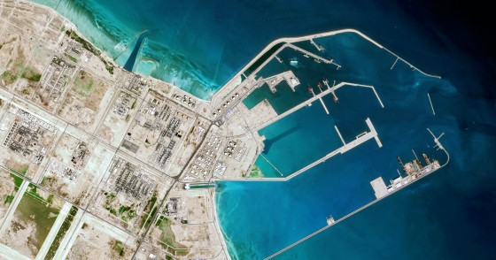 Qatar LNG shipping port