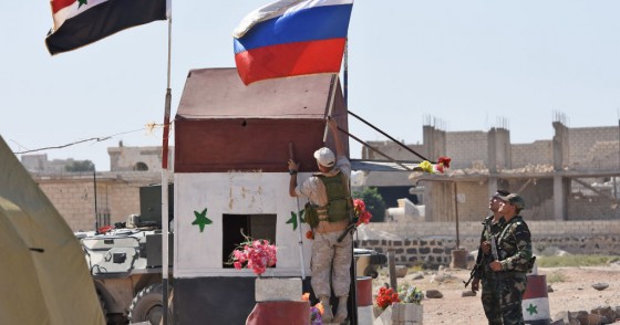 Russian troops in Syria