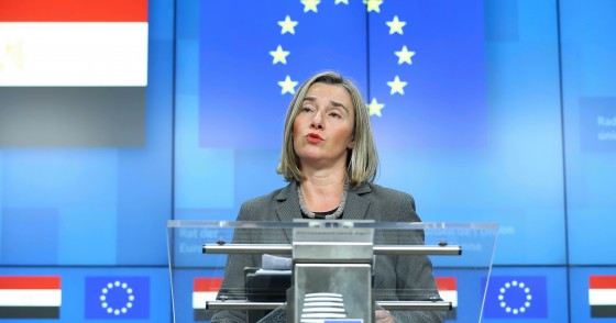 High Representative of the European Union for Foreign Affairs and Security Policy Federica Mogherini, EU-Egypt Association Council meeting in Brussels, Belgium on December 20, 2018.
