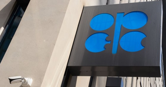OPEC logo is seen at the Organisation of Petroleum Exporting Countries (OPEC) building.