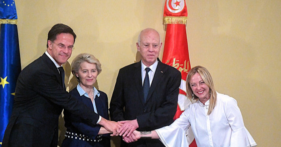 Photo by Tunisian Presidency / Handout/Anadolu Agency via Getty Images