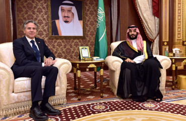 Photo by AMER HILABI/POOL/AFP via Getty Images