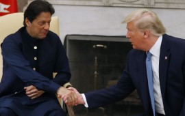 President Donald Trump Meets With Pakastani Prime Minister Imran Khan At The White House