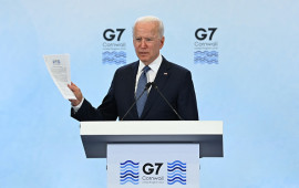 President Biden | G-7 Summit (Photo by BRENDAN SMIALOWSKI/AFP via Getty Images)